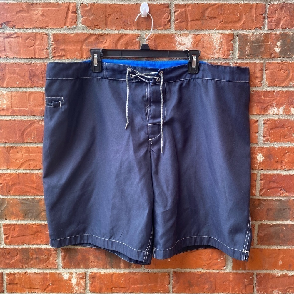 Gap Mens 2X Blue Swim Trunks Board Shorts